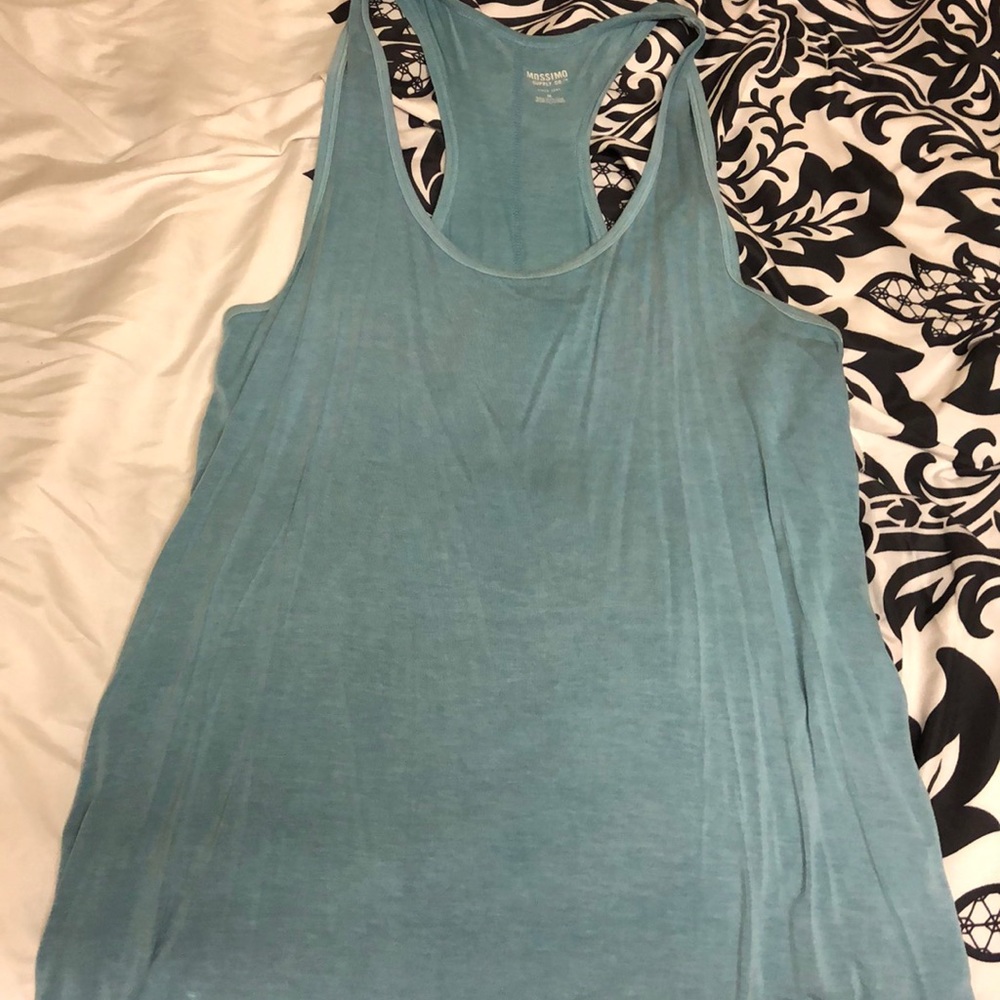 Blue tank top